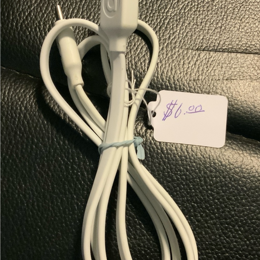 White Charging Cable for Cell Phones